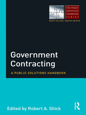 cover image of Government Contracting
